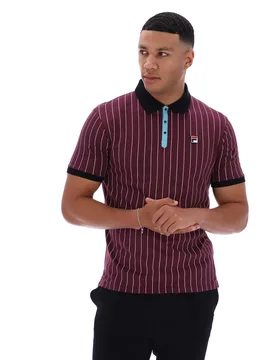 Fig BB1 Classic Vintage Striped Polo - XS - FILA - FashionsVida
