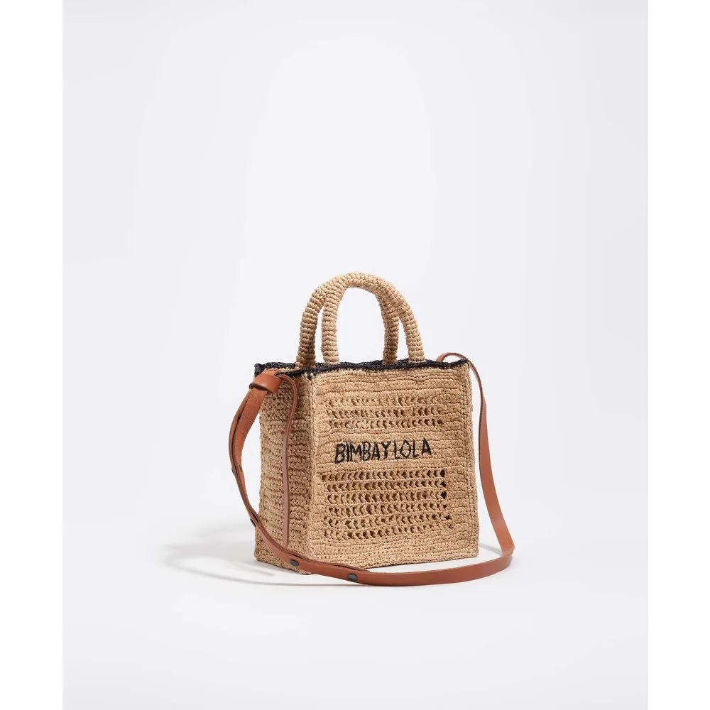 Bandolera de mujer mediano rafia - Bimba y Lola - FashionsVida