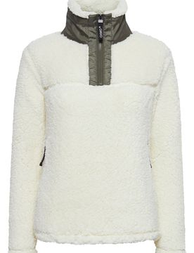 Oxmo Jersey oliva / blanco natural