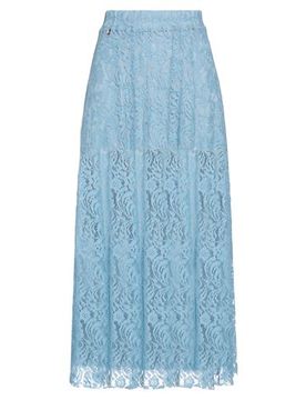 Midi-Rock Damen Blaugrau S Damen