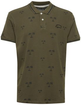 BLEND Camiseta verde / negro