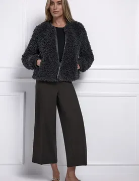 Wide Leg Hose female Braun