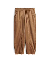 Pantaloni Barrel Leg MYHA BARREL VELLUTO marrone chiaro 44