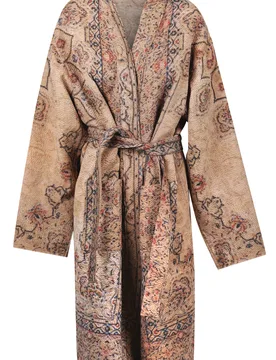 Kimono - 470158 - Fantasia Beige - LA FEMME BLANCHE - FashionsVida