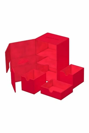 Twin Flip`n`Tray 160+ XenoSkin Monocolor Red - Ultimate Guard - FashionsVida