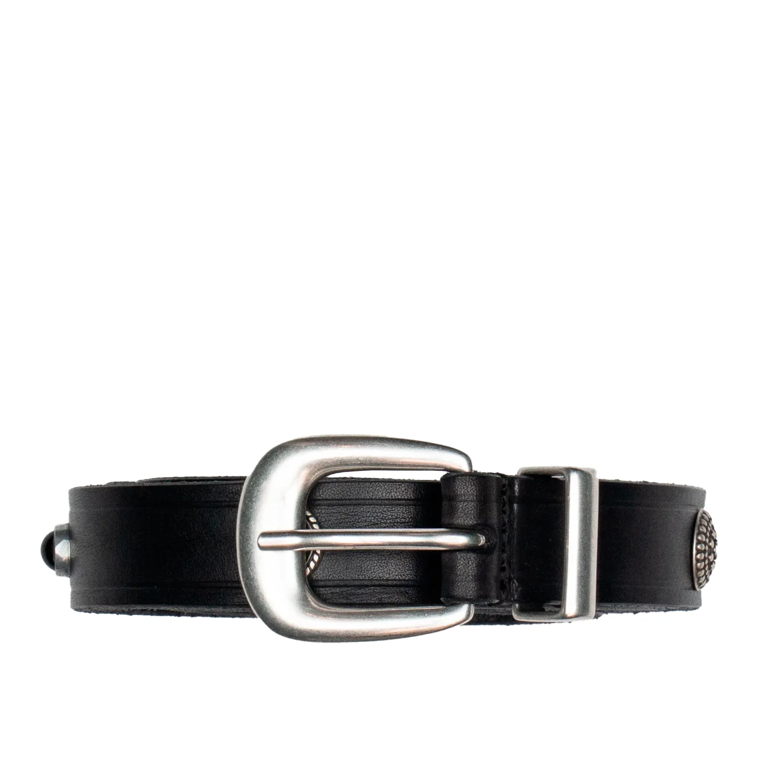 Cintura Uomo Cuoio Black - Fabrizio Mancini - FashionsVida