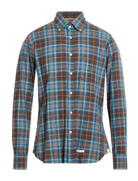 Camisa Hombre Marrón 40 Hombre - Tintoria Mattei 954 - FashionsVida