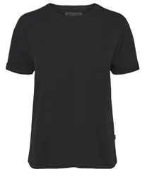 T-Shirt - NMBRANDY S/S TOP NOOS - XS bis S - für Damen - Größe S - schwarz - Frauen - female