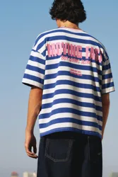 Striped Stwd T-Shirt (Size: )