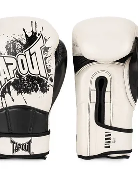 Gants De Boxe En Cuir Bandini Ecru / Black 16 oz