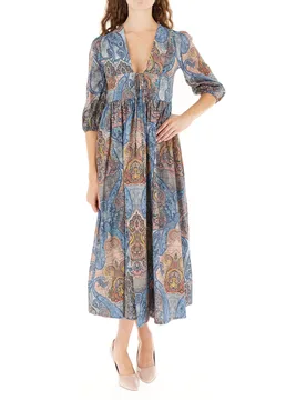 Abito in cotone CARTA DA ZUCCHERO M - Dixie - FashionsVida
