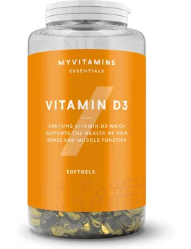 Vitamina D3 en Cápsulas - 360Cápsulas de gel - Myvitamins - FashionsVida