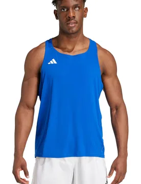 Adizero essentials singlet camiseta entrenamiento tirantes hombre Azul (XXL) - Adidas - FashionsVida
