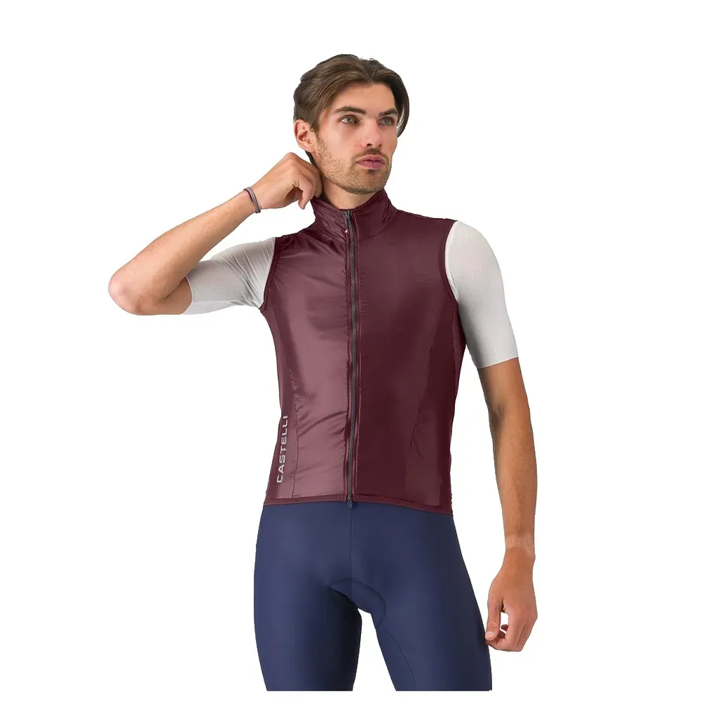 Castelli Gilet Aria 2 Dark Bordeaux - Castelli - FashionsVida