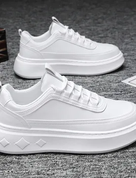 New Soft Sole Men's Sneakers High Quality Fashion Sports Platform Shoes for Man Breathable White Board Shoes Zapatos De Hombre - Aliexpress - FashionsVida