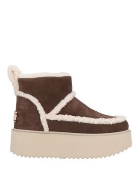 Botines de caña alta Mujer Café 41,42 Mujer