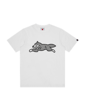 Glitter Running Dog T-Shirt - White