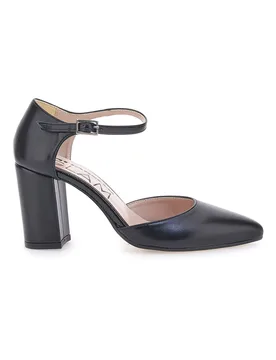 Décolleté Nere Con Cinturino e Tacco a Blocco 2615 40 - PITTARELLO GLAM - FashionsVida