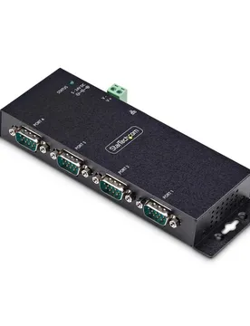 Carte Adaptateur Réseau Pci-e Vers Ethernet 4p Rs232 Black One Size unisex