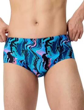 Printed 5.3in Swimming Brief Canyon Ombre / Black UK 26 Men - Speedo - FashionsVida