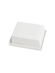 Mantequillera grande 250g Portador de sabor blanco