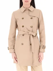 Trench con cintura BEIGE 44