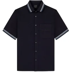 Exchange Chemise à Manches Courtes Xm002110_af22640 Deep Navy M