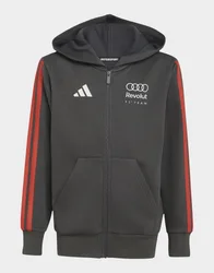 Felpa Con Cappuccio Con Zip Integrale Dna Team Audi Revolut F1 - Nero, nero nero Bambino taglia 11-12Y
