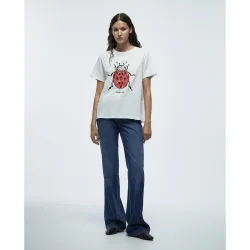 Camiseta lentejuelas gráfico