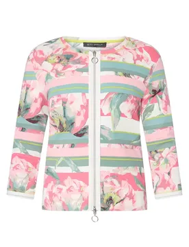 Shirt Jacke Kurz 3/4 Arm female