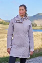 Alaskan Womens 3 in 1 Long Waterproof Jacket - Beige - Beige - Size: 20