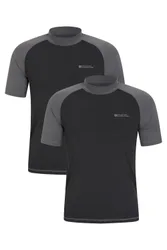 Mens Rash Vest 2-Pack - Grey - Grey - Size: XXL