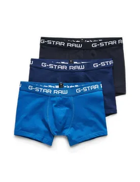 Boxers Classic 3 Unità Light Nassau Blue / Imperial Blue XS - G-Star - FashionsVida