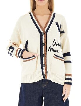 Cardigan Scollo V AVORIO XS