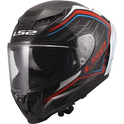 Casco Moto Integrale FF807 DRAGON SUBIC Bianco Blu Rosso taglia L