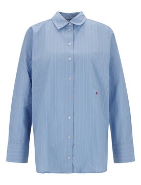 STRIPED BLOUSE WITH BACK PATCH female