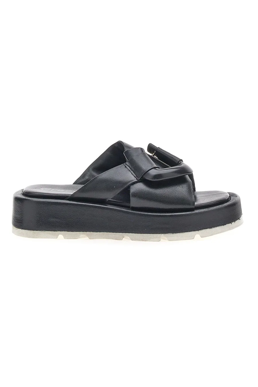Ciabatte Flatform 3745 Nere 36 - GRAZIE - FashionsVida