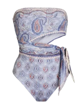Vitali Scarf Tie One Piece Bathing Suit - Zimmermann - FashionsVida