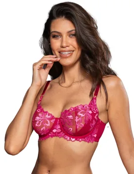 Womens 22502 Roxie Underwired Bra - Pink - Size 32c - Pour Moi - FashionsVida