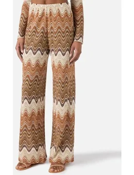 Pantalón de mujer de punto estampado - MC2 Saint Barth - FashionsVida
