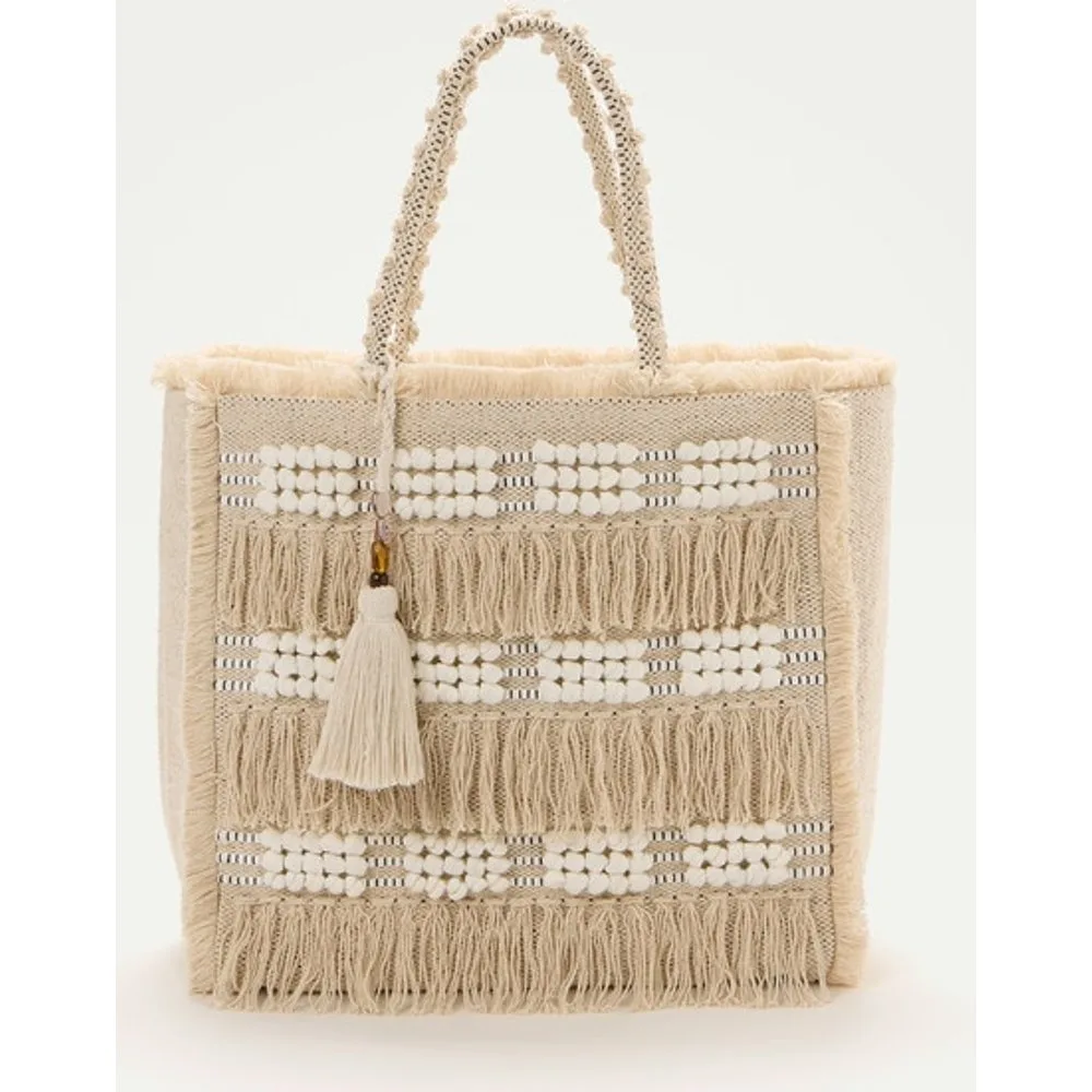 Bolso shopper boho maxi de playa - Tintoretto - FashionsVida