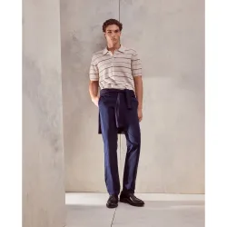 Pantalón hombre sport básico con cinturilla extensible,regular algodón spandex