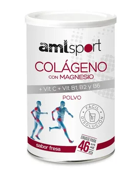 Poudre De Collagène Magnesium/vitamin C+b1+b2+b6 Fraise 350g - AMLSPORT - FashionsVida