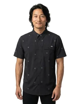 Chemise à Manches Courtes Flagship Uv Button Up Phantom M