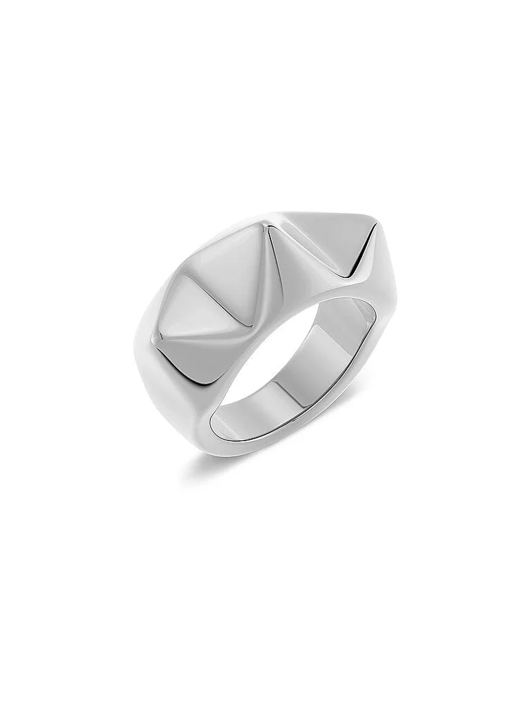 Ring PEAK RIVET Steel silber L damen - Edblad - FashionsVida