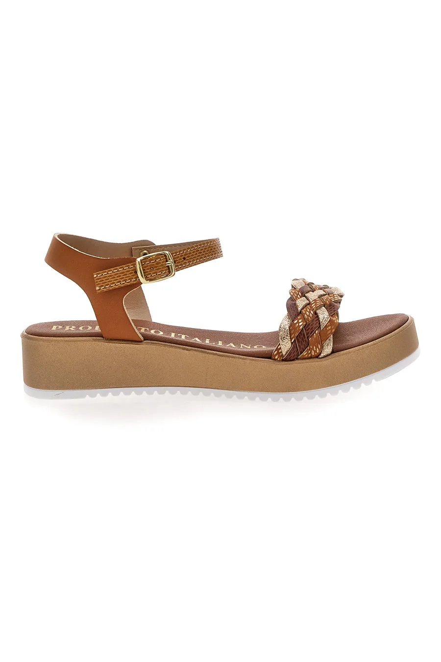 Sandali con Platform Marroni 4198 37 - MIO TEMPO - FashionsVida
