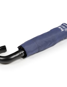 Parapluie poignée crook, solide, ultra déperlant, à ouverture automatique (MKP) marine ST adulte