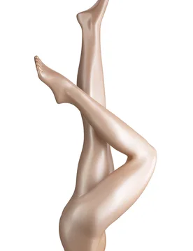 Pair Sun Shelina 12 Denier Ultra Transparent Tights With Shimmer Ladies Small - - Skin Tones - Size: Small - Falke - FashionsVida