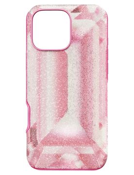 Custodia per smartphone High, Motivo con stampa in cristallo, iPhone® 16 Pro Max, Rosa OS