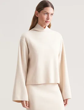 Turtleneck Pullover mit Kaschmir Ecru M - Seidensticker - FashionsVida